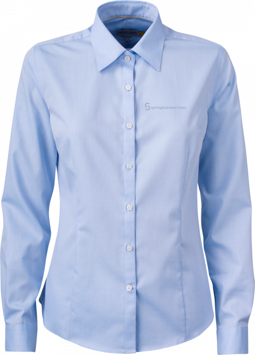Harvest and Frost - Sbs Ladies Shirt (Embroidered) - Sky Blue
