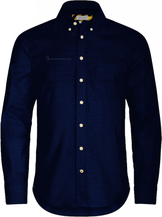 Harvest and Frost - Sbs Shirt Regular Fit Men (Embroidered) - Navy
