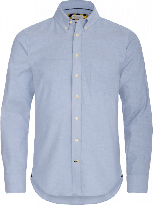 Harvest and Frost - Sbs Shirt Slim Fit Men (Embroidered) - Sky Blue